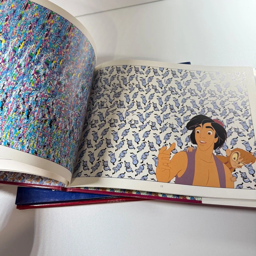 3 Vintage 90s MAGIC EYE 3D Illusion Hardcover Book Lot Disney Magic Eye II 1990
